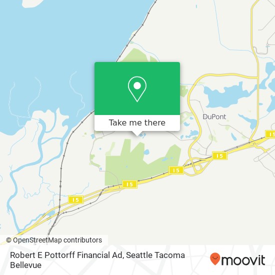 Robert E Pottorff Financial Ad map
