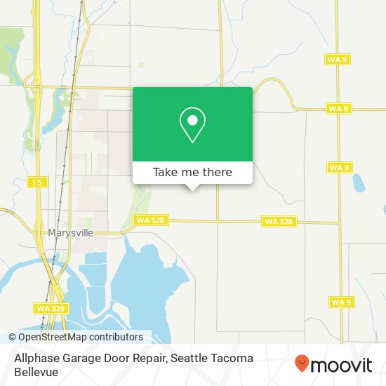 Mapa de Allphase Garage Door Repair