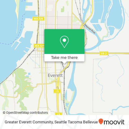 Mapa de Greater Everett Community