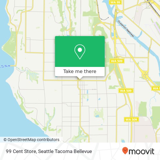 Mapa de 99 Cent Store