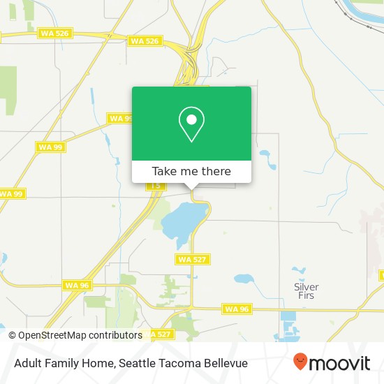 Mapa de Adult Family Home