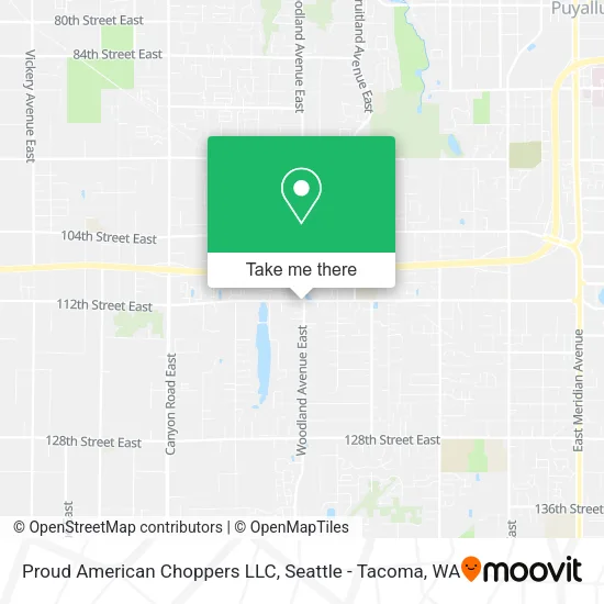 Proud American Choppers LLC map