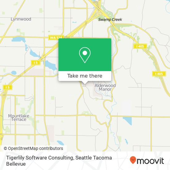 Mapa de Tigerlily Software Consulting