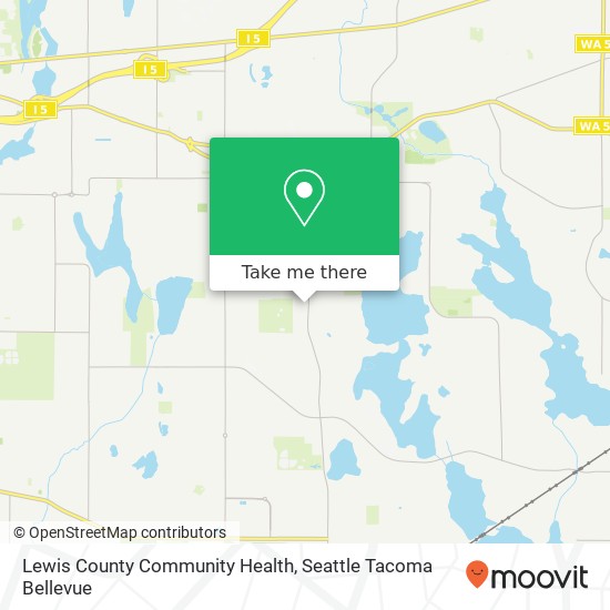 Lewis County Community Health map