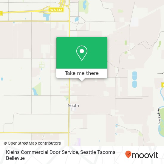 Kleins Commercial Door Service map