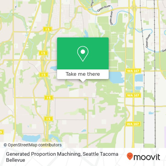 Mapa de Generated Proportion Machining