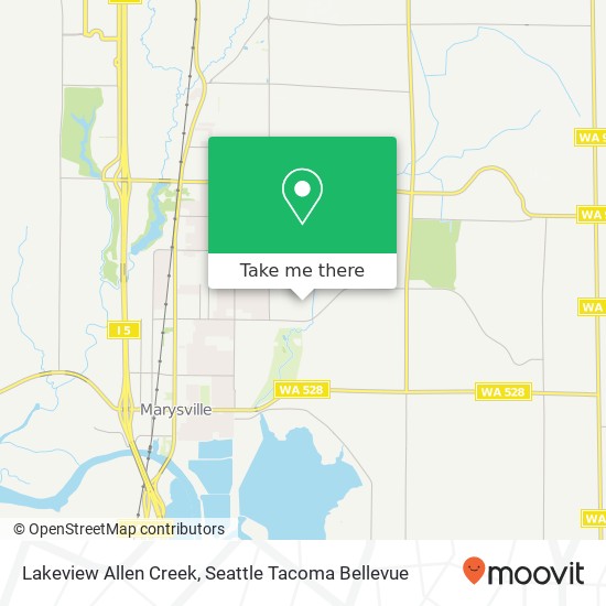 Lakeview Allen Creek map