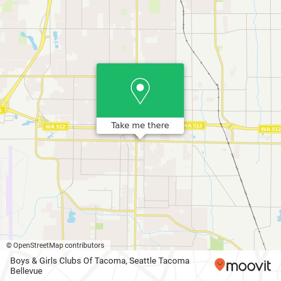 Mapa de Boys & Girls Clubs Of Tacoma