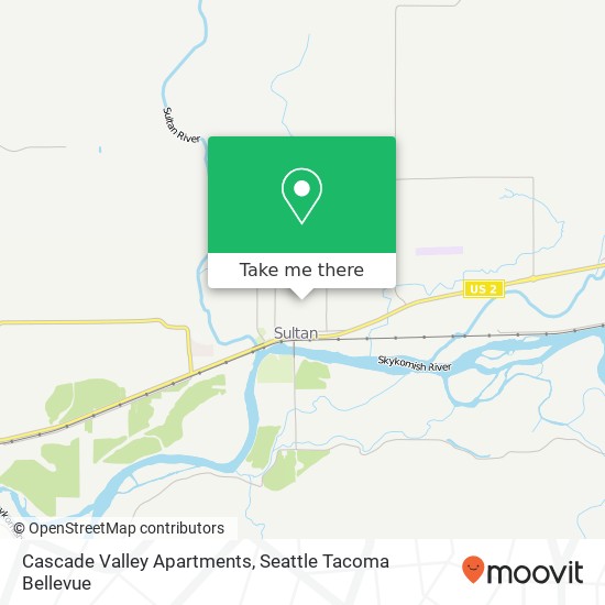 Mapa de Cascade Valley Apartments