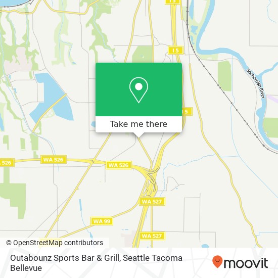 Outabounz Sports Bar & Grill map