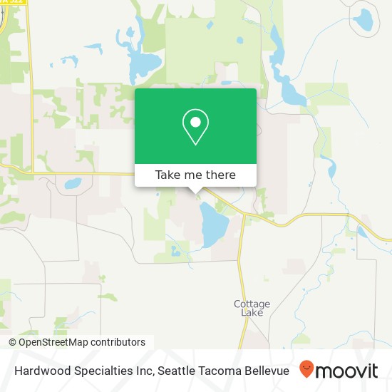 Hardwood Specialties Inc map