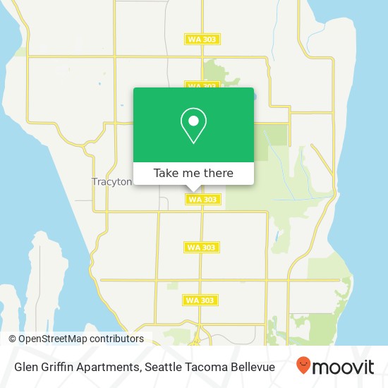 Glen Griffin Apartments map
