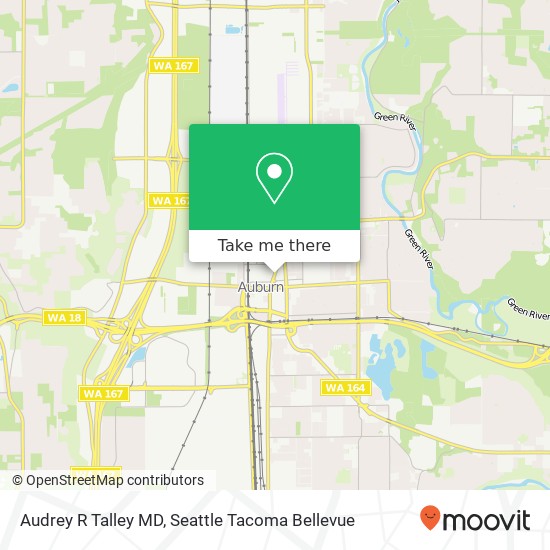 Audrey R Talley MD map