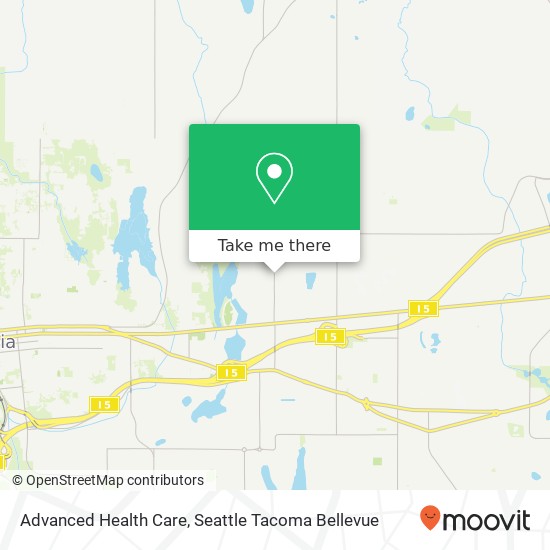 Advanced Health Care map