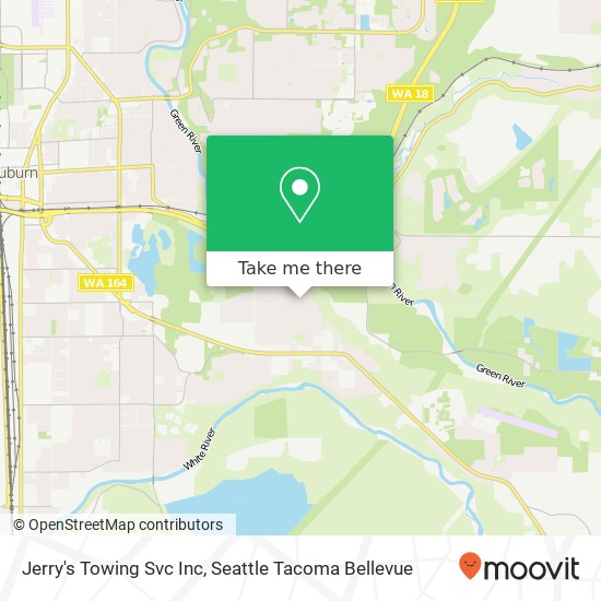 Jerry's Towing Svc Inc map