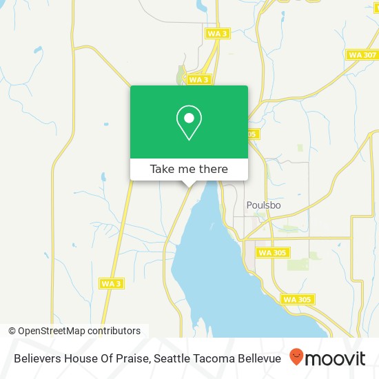 Believers House Of Praise map