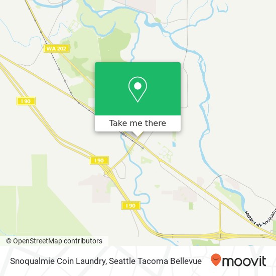 Snoqualmie Coin Laundry map