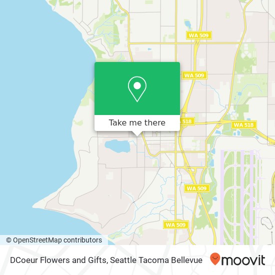 Mapa de DCoeur Flowers and Gifts