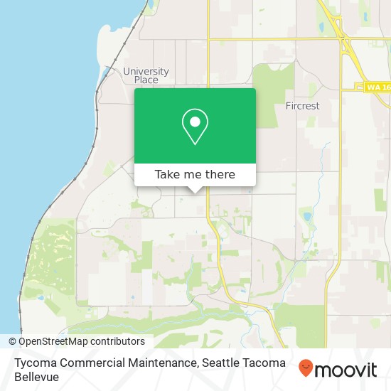 Tycoma Commercial Maintenance map