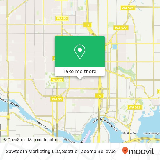 Mapa de Sawtooth Marketing LLC