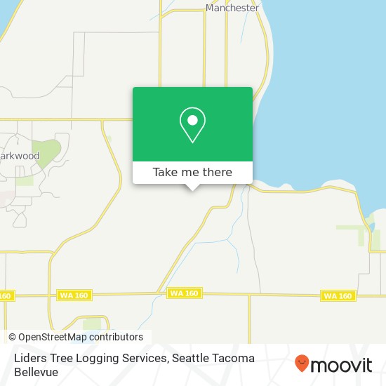 Liders Tree Logging Services map