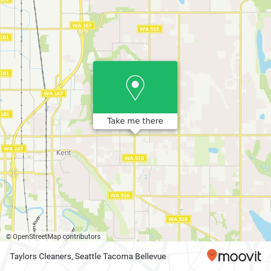 Taylors Cleaners map