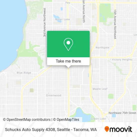 Schucks Auto Supply 4308 map