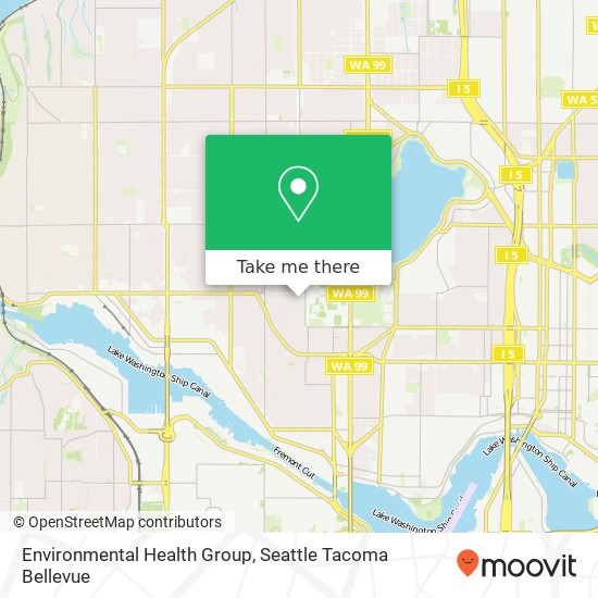 Mapa de Environmental Health Group