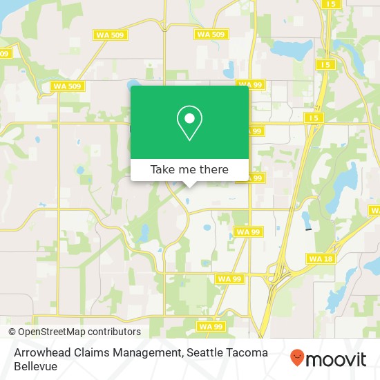 Arrowhead Claims Management map