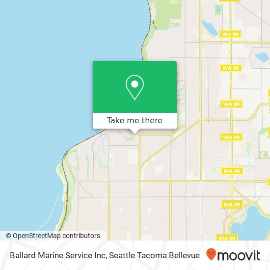 Ballard Marine Service Inc map