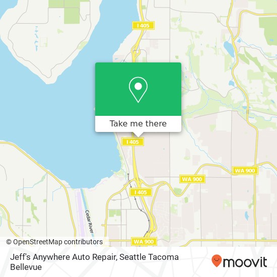 Mapa de Jeff's Anywhere Auto Repair
