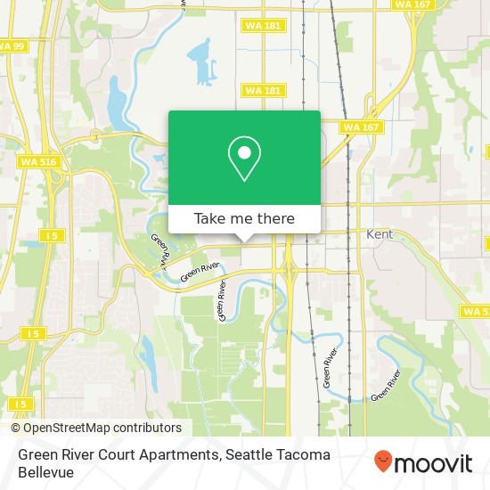 Mapa de Green River Court Apartments