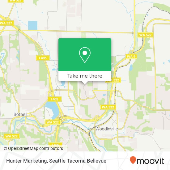 Hunter Marketing map