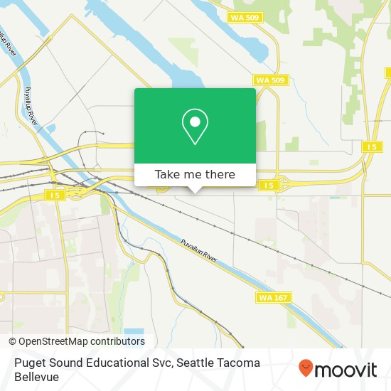 Mapa de Puget Sound Educational Svc