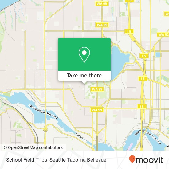 Mapa de School Field Trips