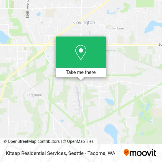 Kitsap Residential Services map