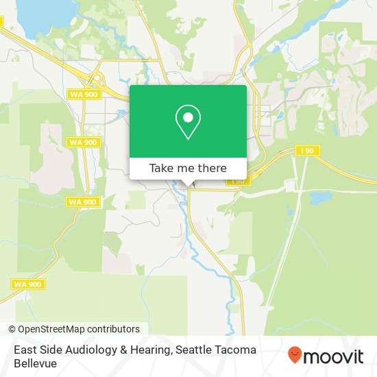 Mapa de East Side Audiology & Hearing