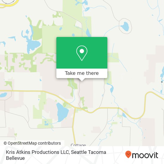 Mapa de Kris Atkins Productions LLC