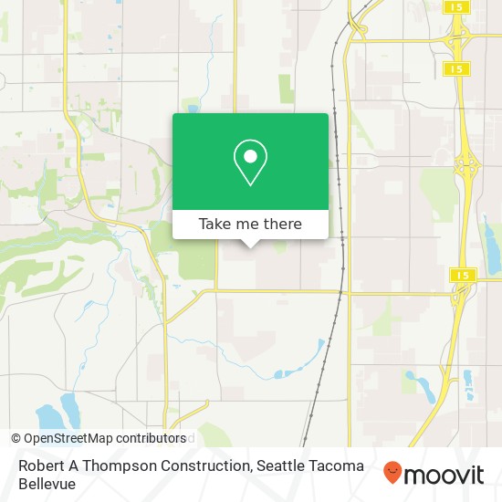 Mapa de Robert A Thompson Construction