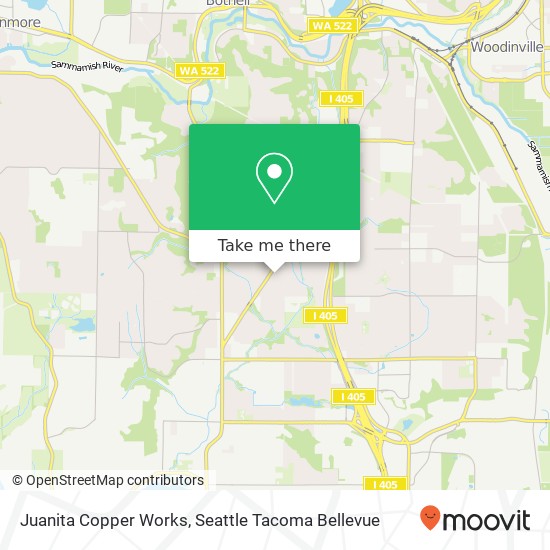 Juanita Copper Works map