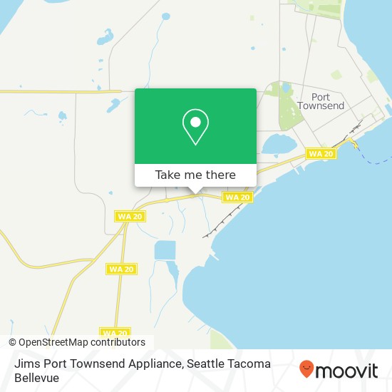 Mapa de Jims Port Townsend Appliance