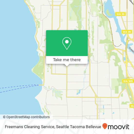 Mapa de Freemans Cleaning Service