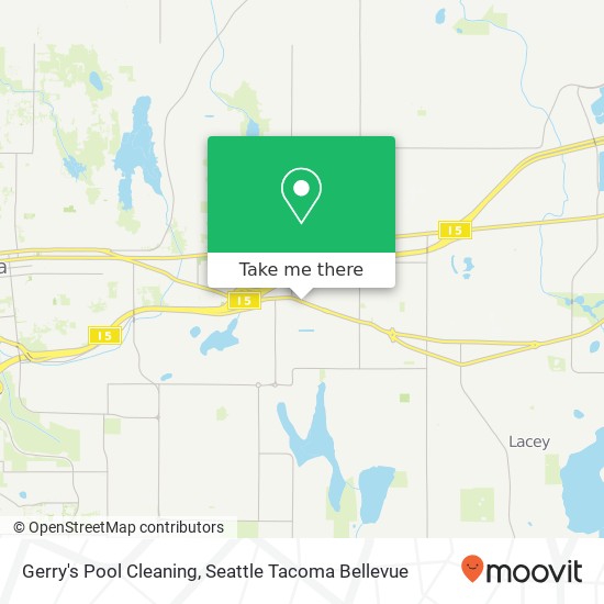 Gerry's Pool Cleaning map