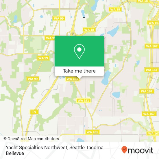 Yacht Specialties Northwest map