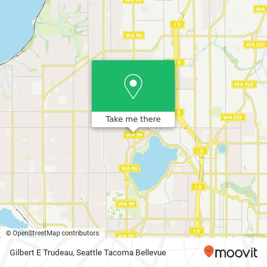 Gilbert E Trudeau map