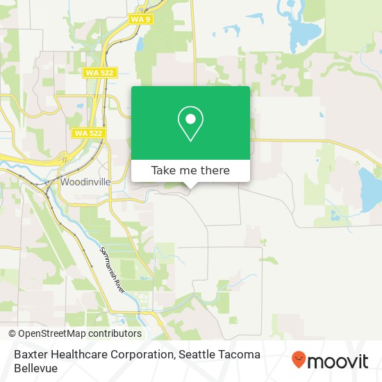 Mapa de Baxter Healthcare Corporation