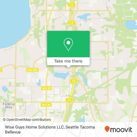 Mapa de Wise Guys Home Solutions LLC