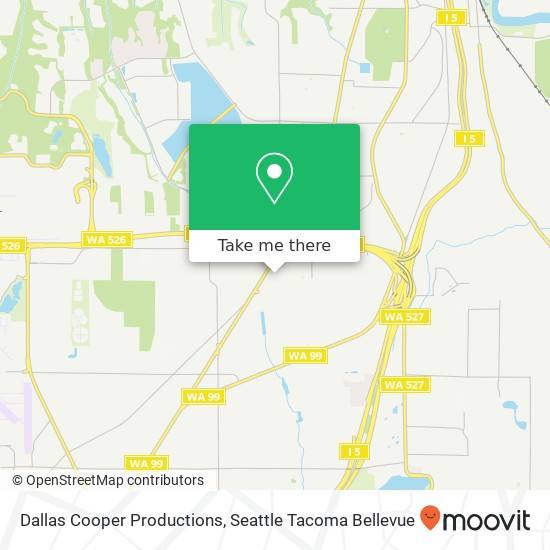 Mapa de Dallas Cooper Productions