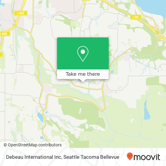 Debeau International Inc map