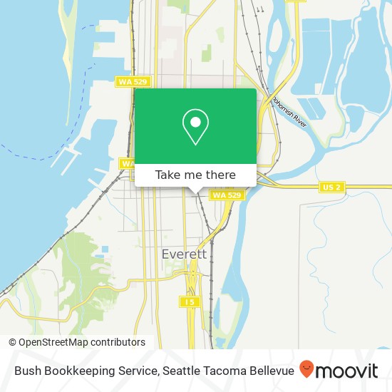 Bush Bookkeeping Service map